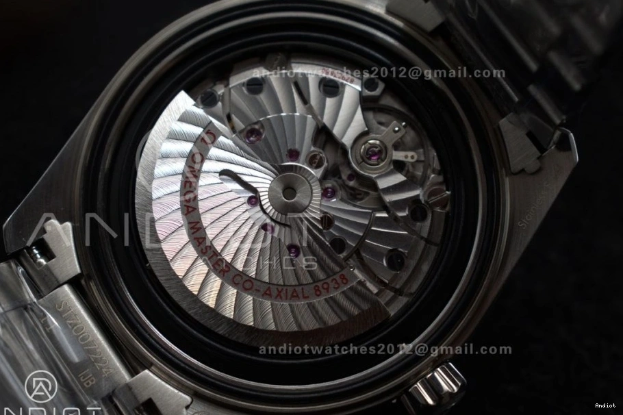 Terra GMT Super Clone Aqua A8938 on Worldtimer Ceramic Green Edition 43mm SS VSF Bracelet Best 1:1 0208